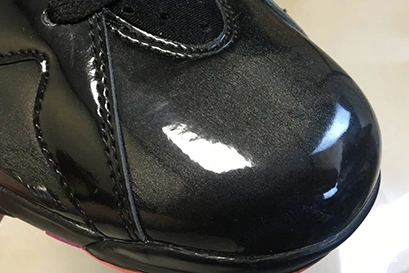 WMNS 7 Air Leather Patent Jordan Minimalist 635 313358-006 Black 0803